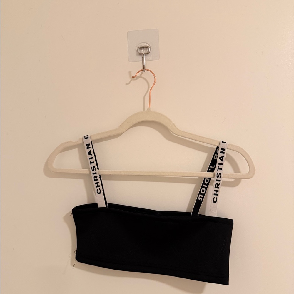 Black Christian Dior Bralette